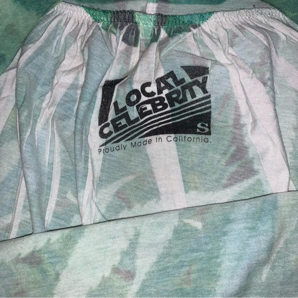 Local Celebrity Leaf Tank Top Asymmetrical Rasta - Picture 10 of 13